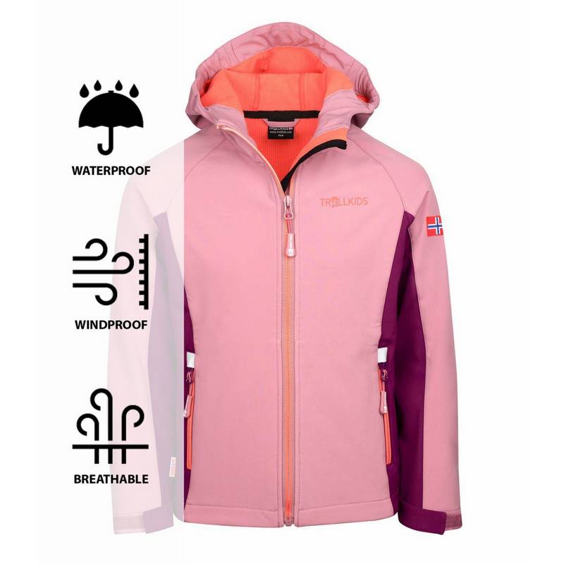 Trollkids Kristiansand Softshelljacke Kinder