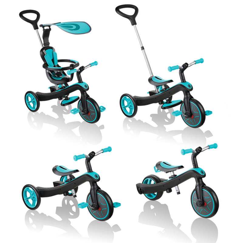 Tricycle Explorer 4 en 1 Bleu Globber