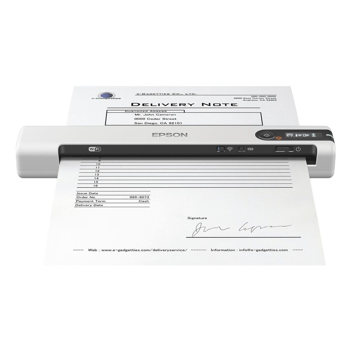 Epson WorkForce DS-80W Scanner, (4 Sek./Seite, WLAN)