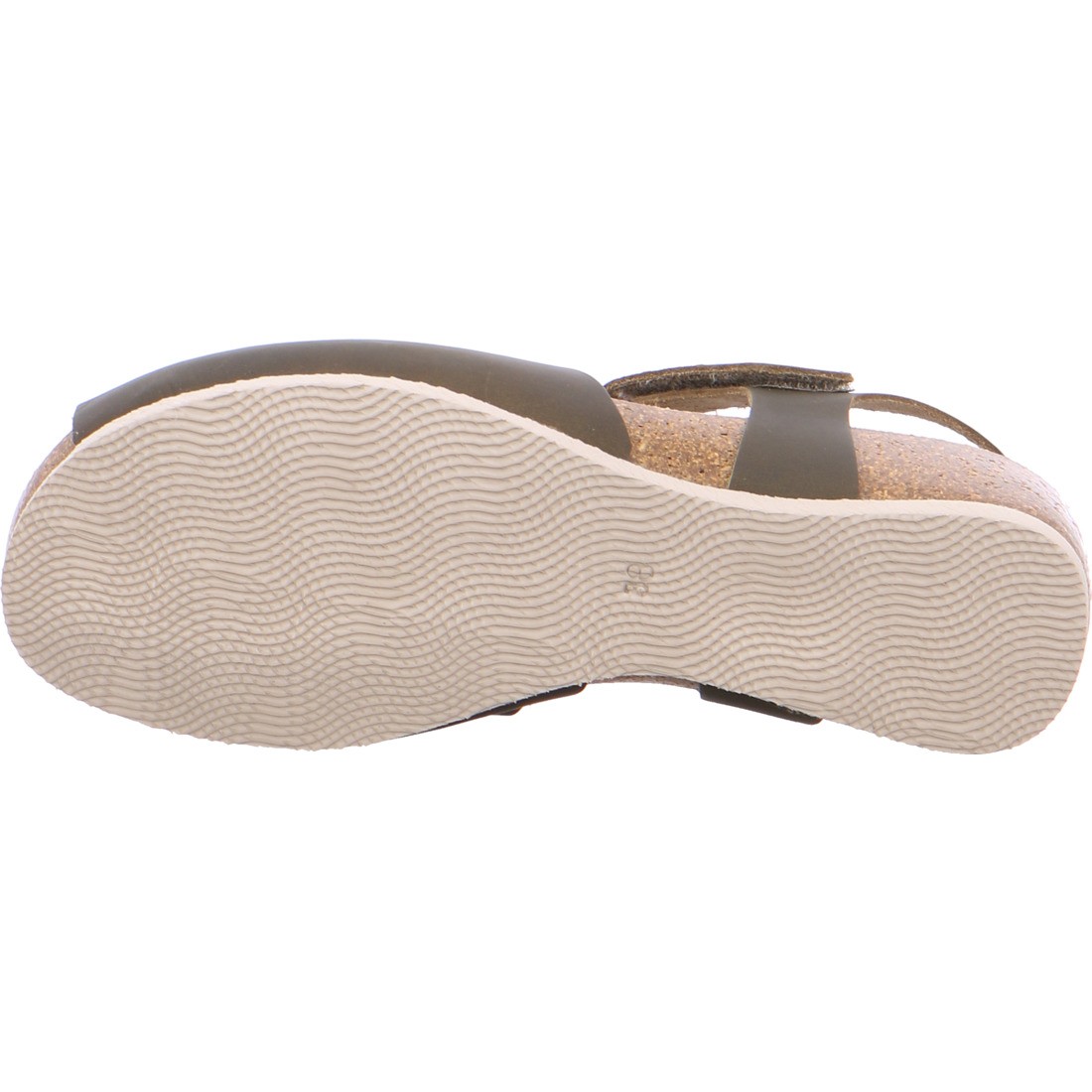 BRAKO Keilsandalen grün