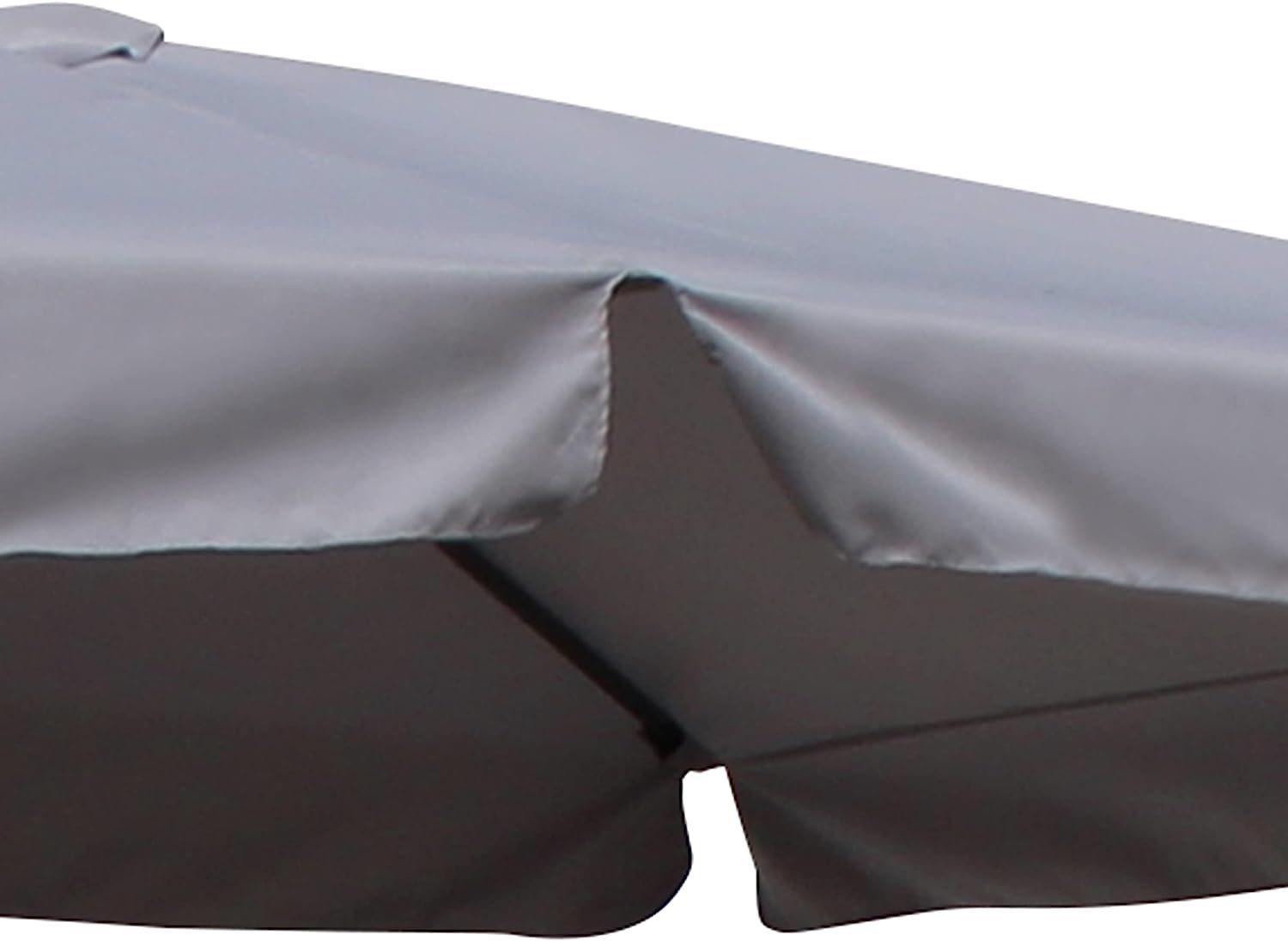 Pure Home & Garden Sonnenschirm Sunny 200 x 300 cm hellgrau Balkonschirm Kurbelschirm kippbar, LxB: 200,00x300,00 cm, abknickbar, mit Kurbel, wasserabweisend