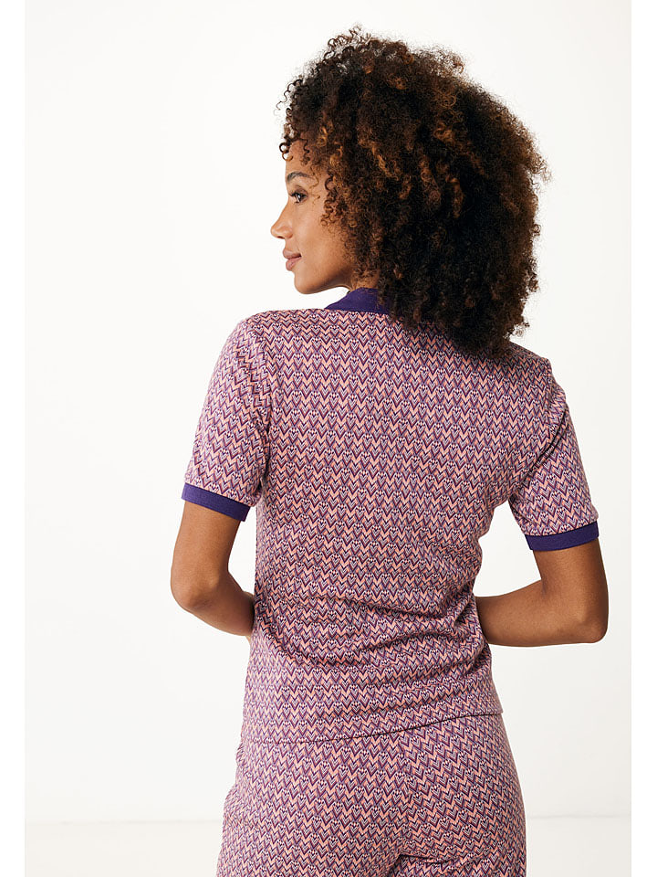 Mexx Poloshirt in Rosa/ Lila günstig kaufen