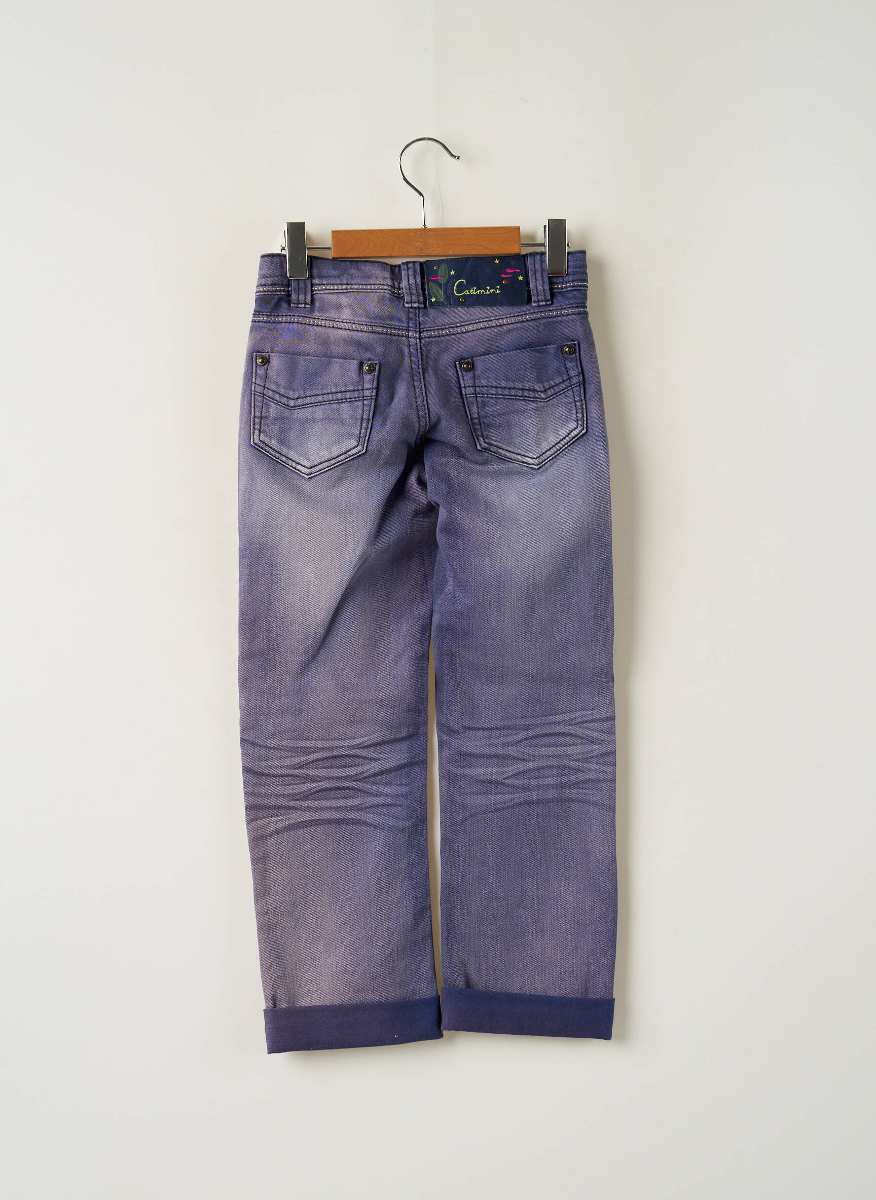 Catimini Jeans Coupe Droite Fille couleur beige