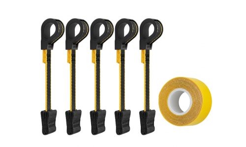 Kit de montagem Petzl PE-S050AA00 Toolink com fita adesiva - 5 peças