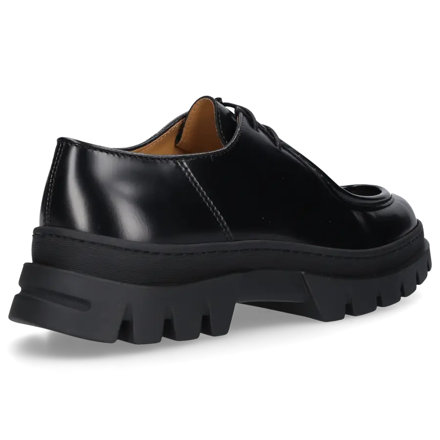 Henderson - Schnürschuhe 82242 Kalbsleder - schwarz