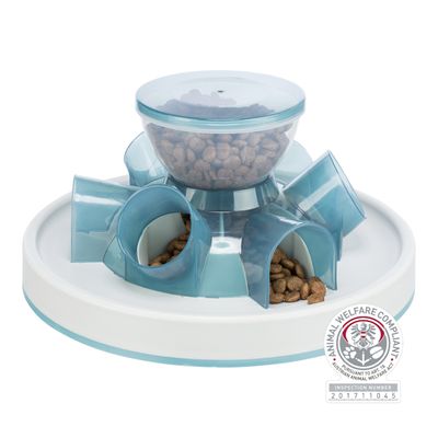 Trixie Katzenspielzeug Cat Activity Tunnel Feeder