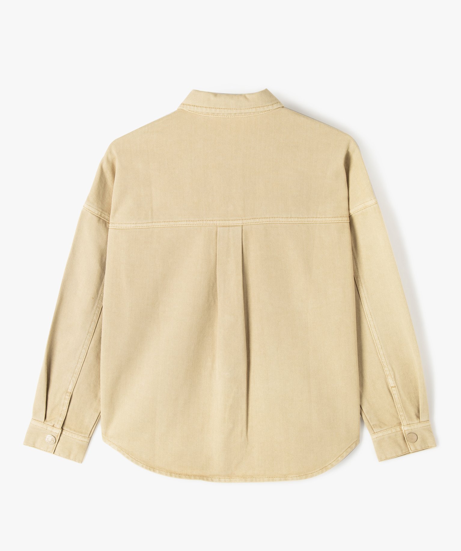 Veste fille avec motifs brodés - LuluCastagnette beige | GEMO