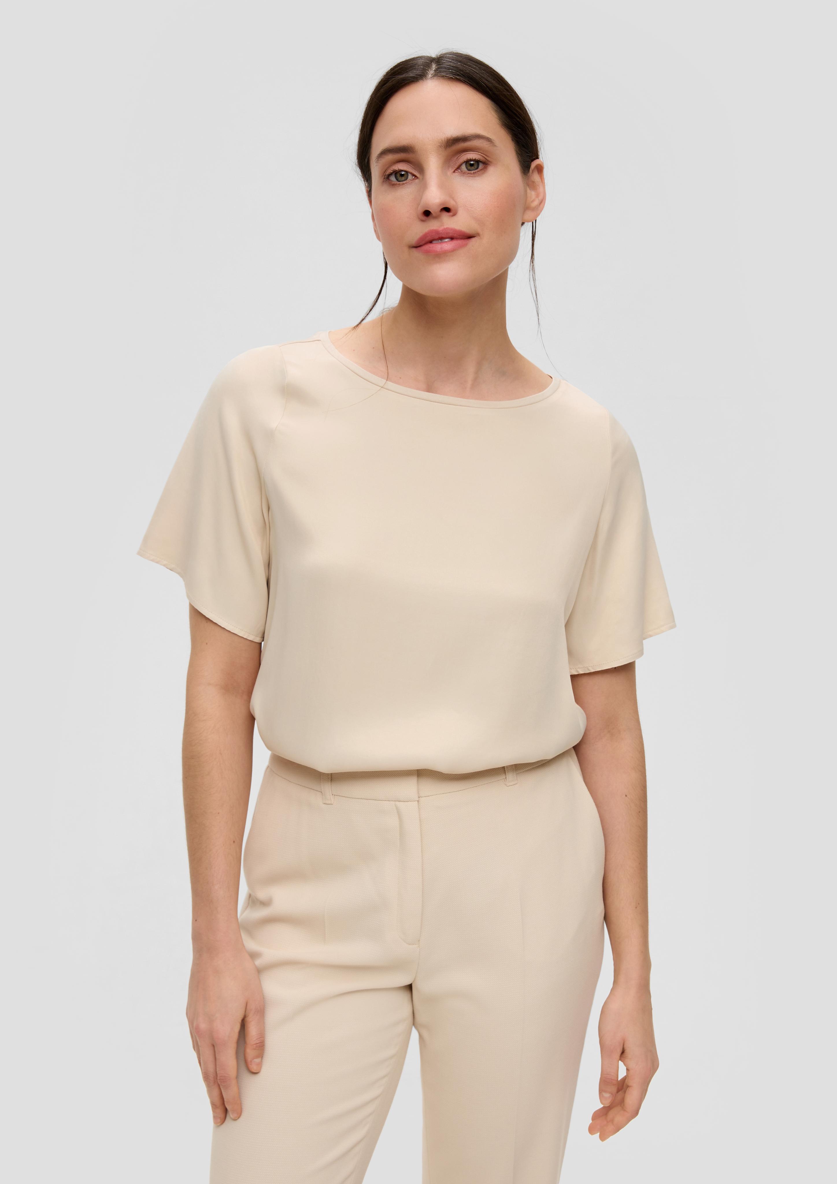 Viskoseshirt in Satin-Optik  2143878-8120