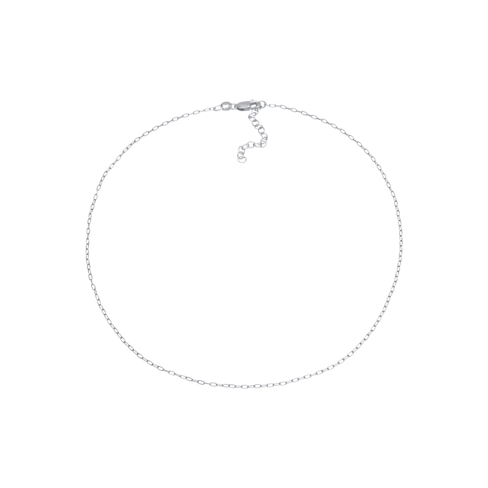 Elli Elli Collier Collier à maillons pour dames Trend Blogger Basic en argent sterling collier
