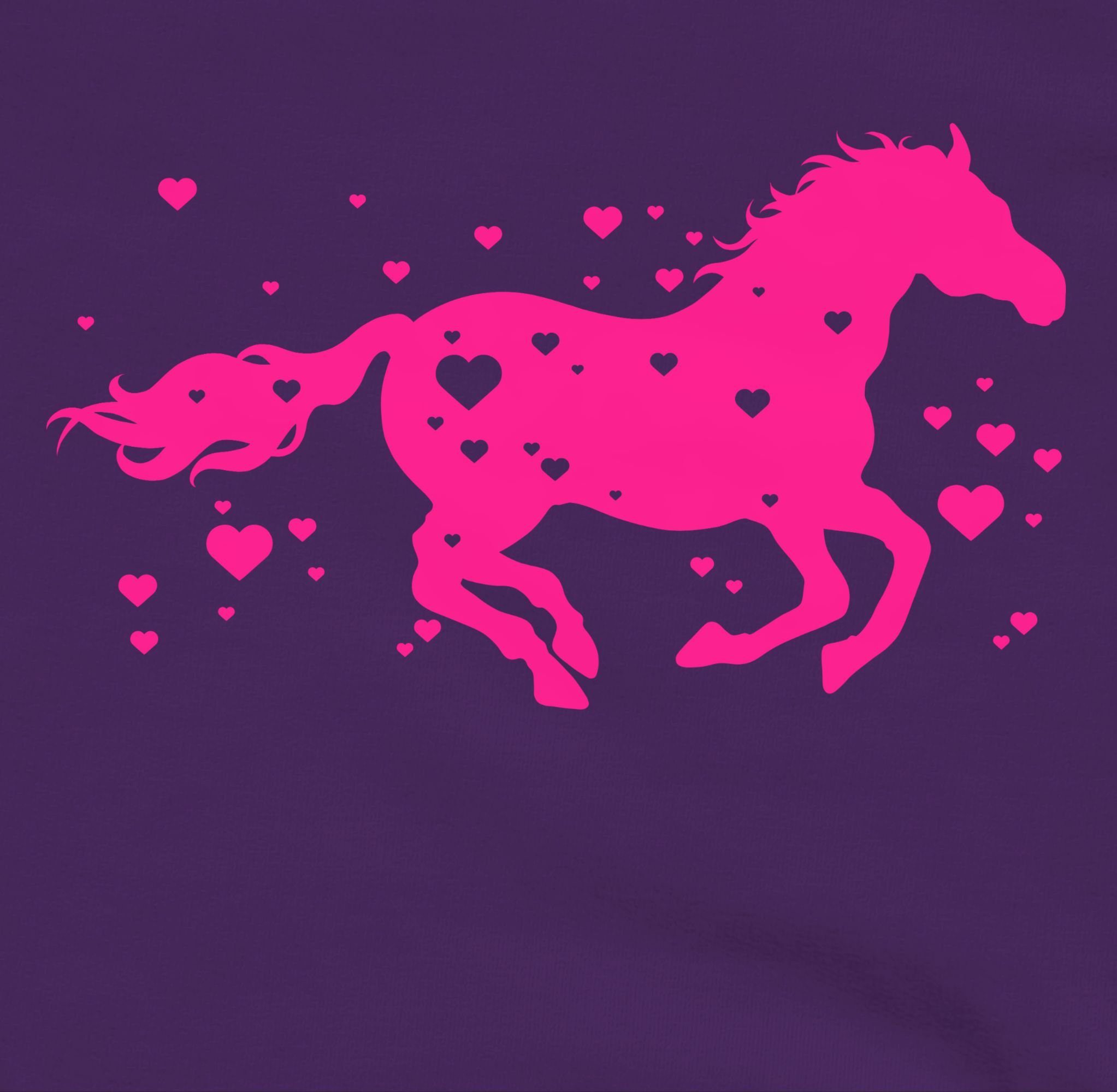 Shirtracer Hoodie Pferd Reitpferd Springpferd Pferd