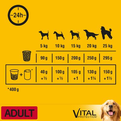Pedigree Adult mit Rind & Gemüse