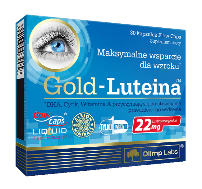 Olimp Gold Lutein, Set vitamina i minerala za podršku vidu, Kapsule