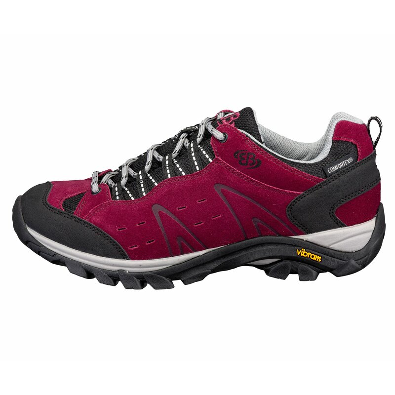 Brütting Mount Bona Low rote Damen Wanderschuhe