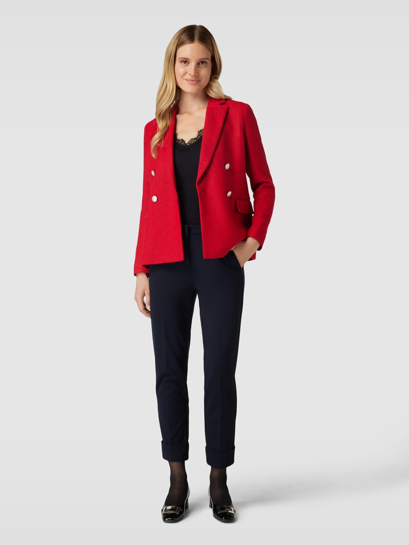 Blazer mit Pattentaschen in rot