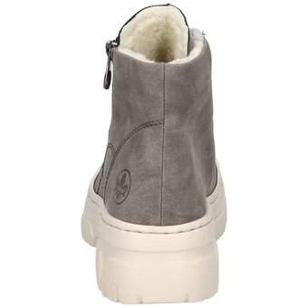 Rieker Schnür Boots in grau