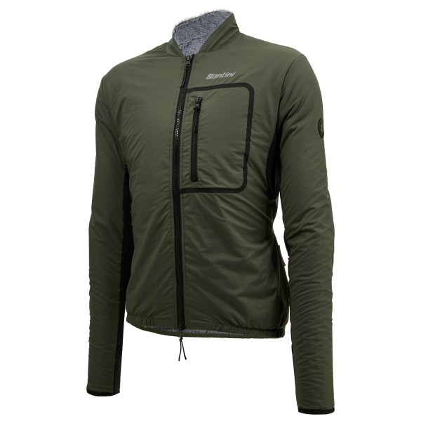 Santini - Alpha Trai Lined Windproof Gravel Cycling Jacket - Fahrradjacke