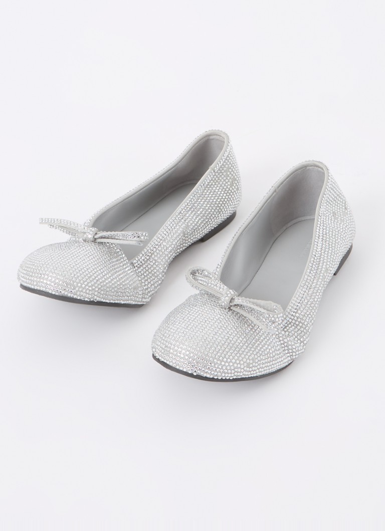 Balenciaga Leopold ballerina with rhinestones