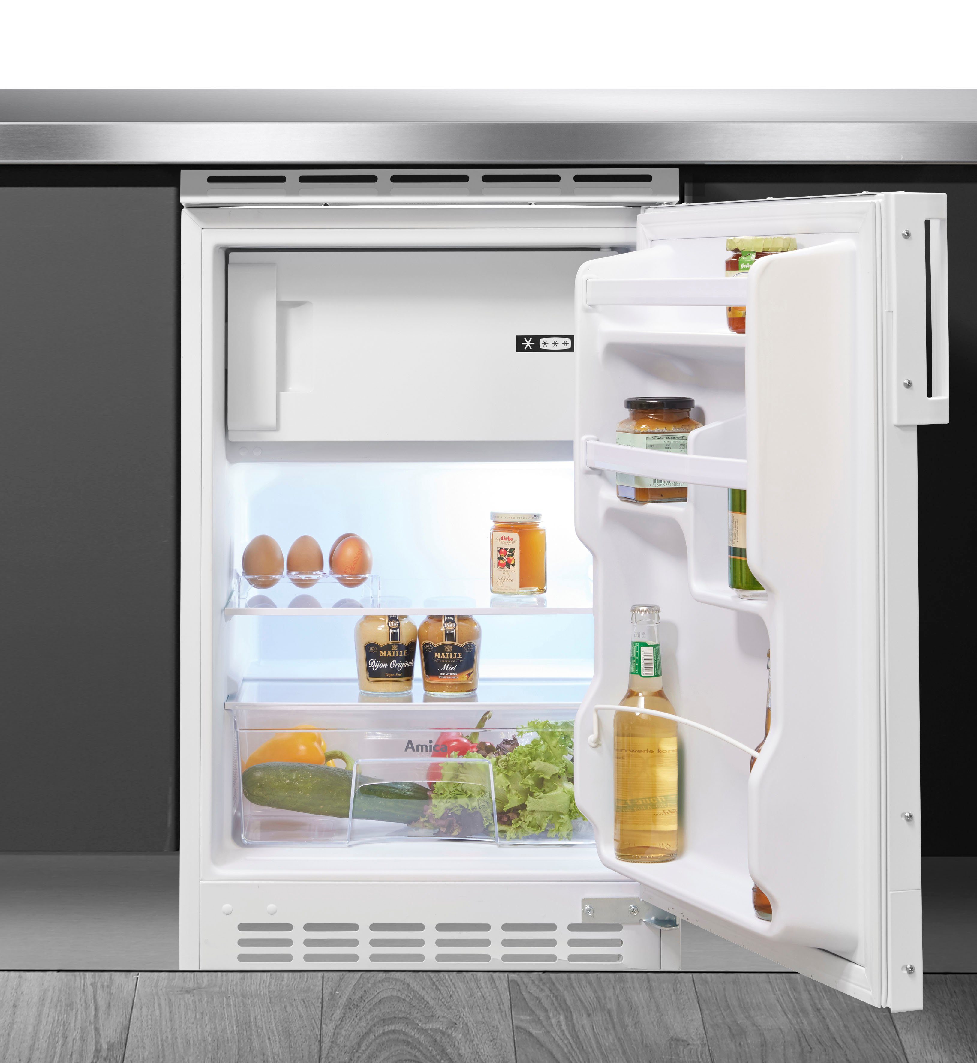 Amica Einbaukühlschrank UKSD 361 940, 81,5 cm hoch, 49,5 cm breit