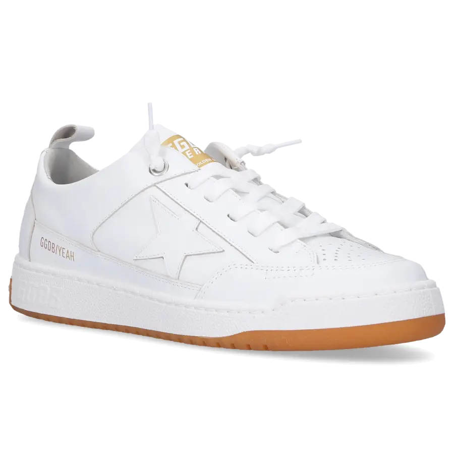 Golden Goose - Sneaker low YEAH Kalbsleder - weiß