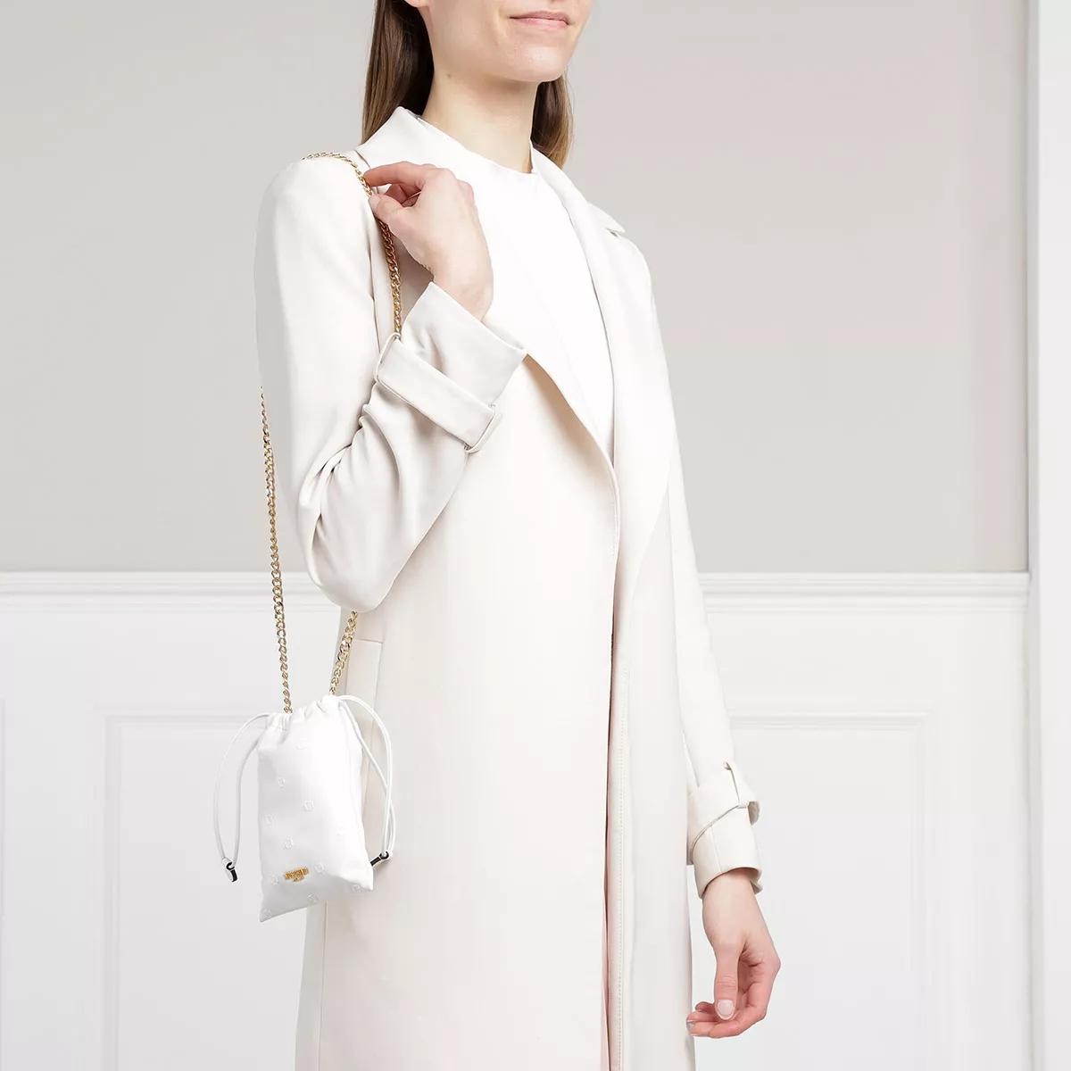 MOSCHINO Handtaschen weiss Mikrotasche