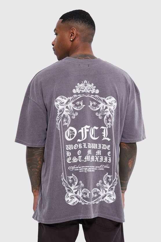 Gefärbtes Oversize T-Shirt
