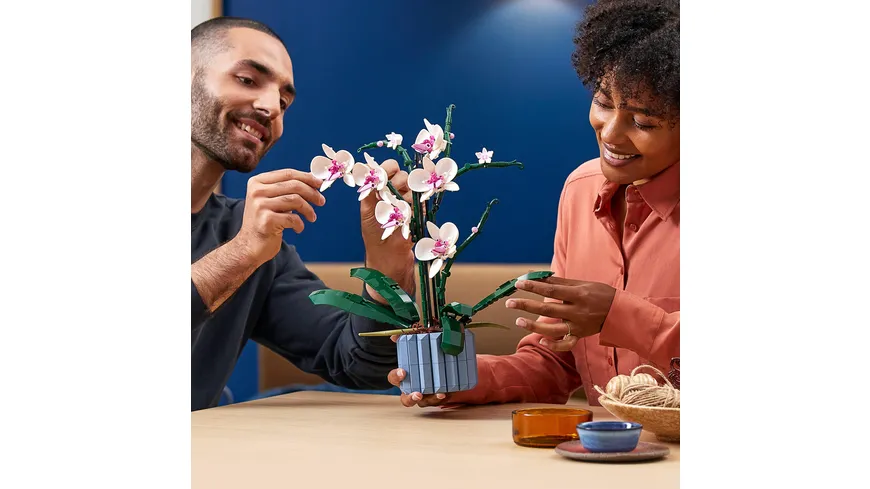 LEGO Icons 10311 Orchidee, Set für Erwachsene mit künstlichen Pflanzen