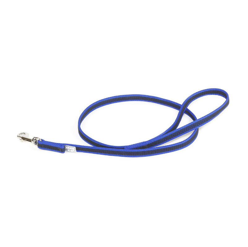 JULIUS-K9 Hundeleinen JULIUS-K9 Führleine 14mm Schlaufe 1 m blau/ grau