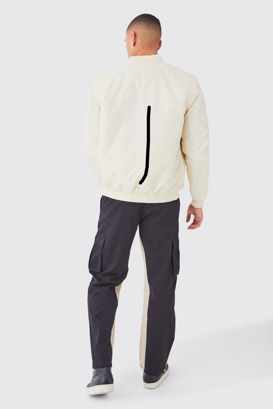 Nylon-Jacke mit Aufnähern
