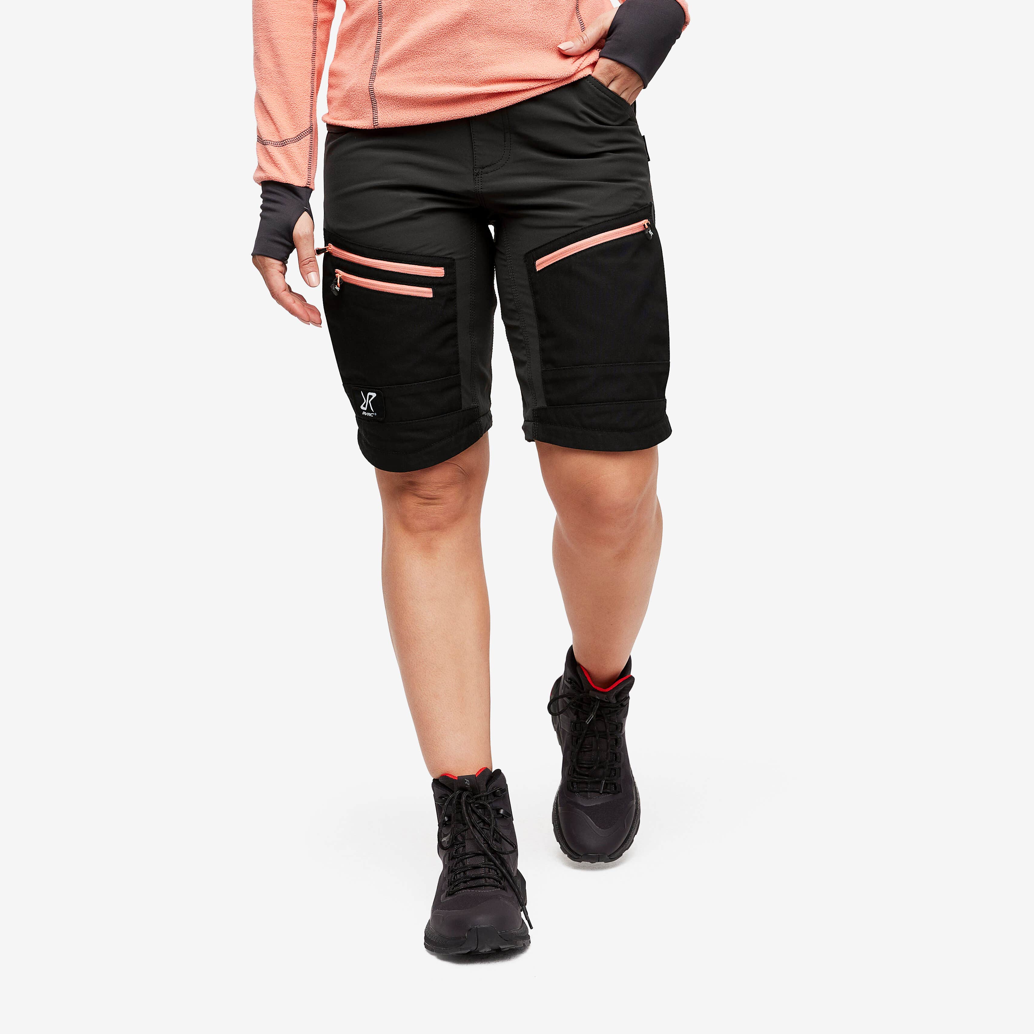 RVRC GP Pro Zip-off Pants Femme Anthracite/Burnt Coral