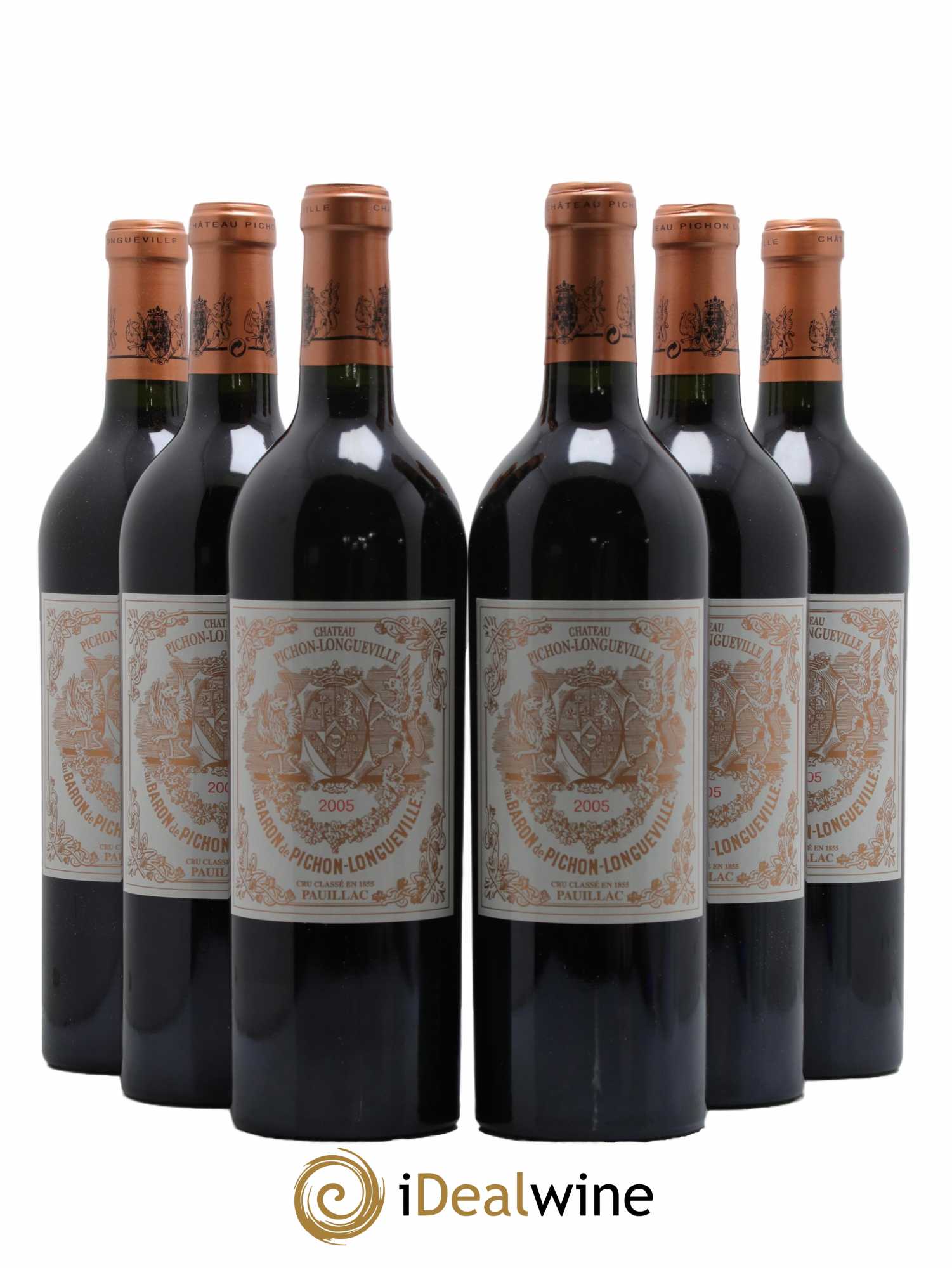 Château Pichon Longueville Comtesse de Lalande 2ème Grand Cru Classé  2005 - Lot de 6 Bouteilles