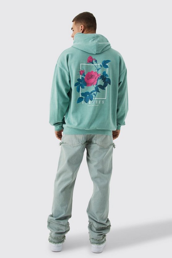 Oversize Hoodie mit Virtues-Print