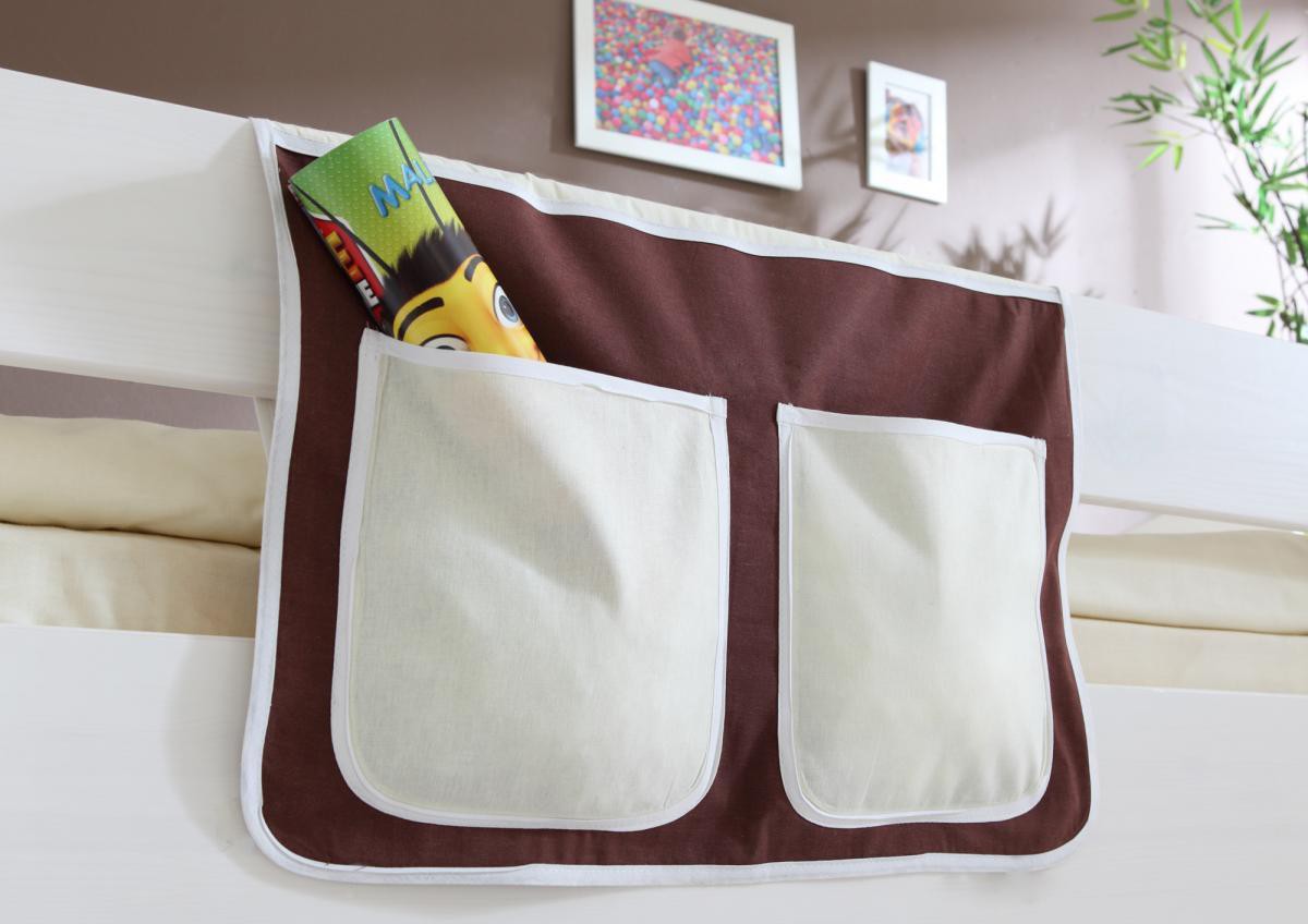 Ticaa Bett-Tasche für Hoch- und Etagenbetten 