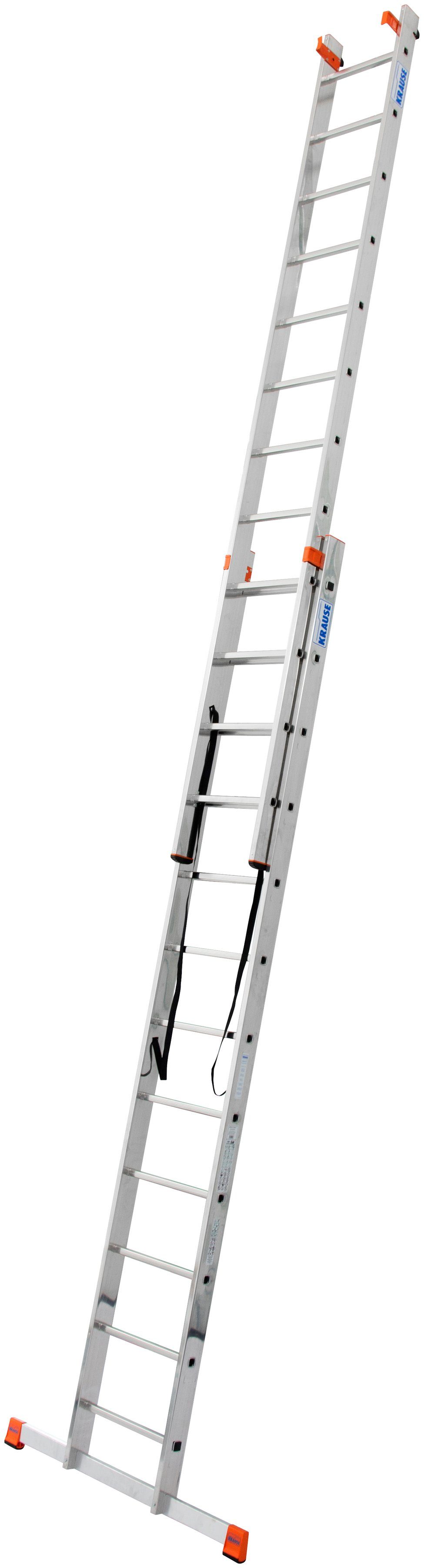 KRAUSE Vielzweckleiter Tribilo, mit Leiternspitzen, 3x12 Sprossen