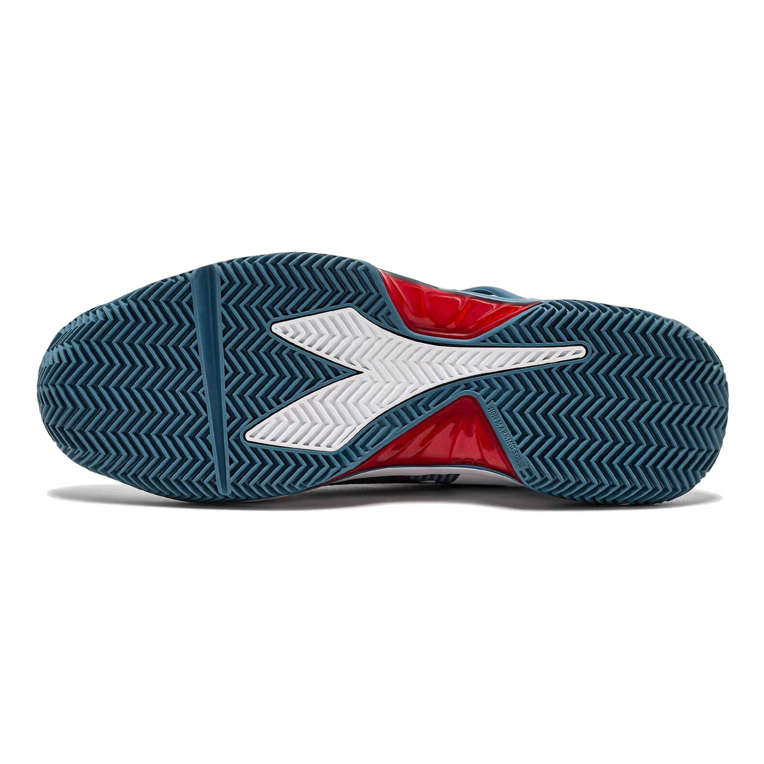 B.Icon 2 Sandplatzschuh Herren - Weiß, Petrol