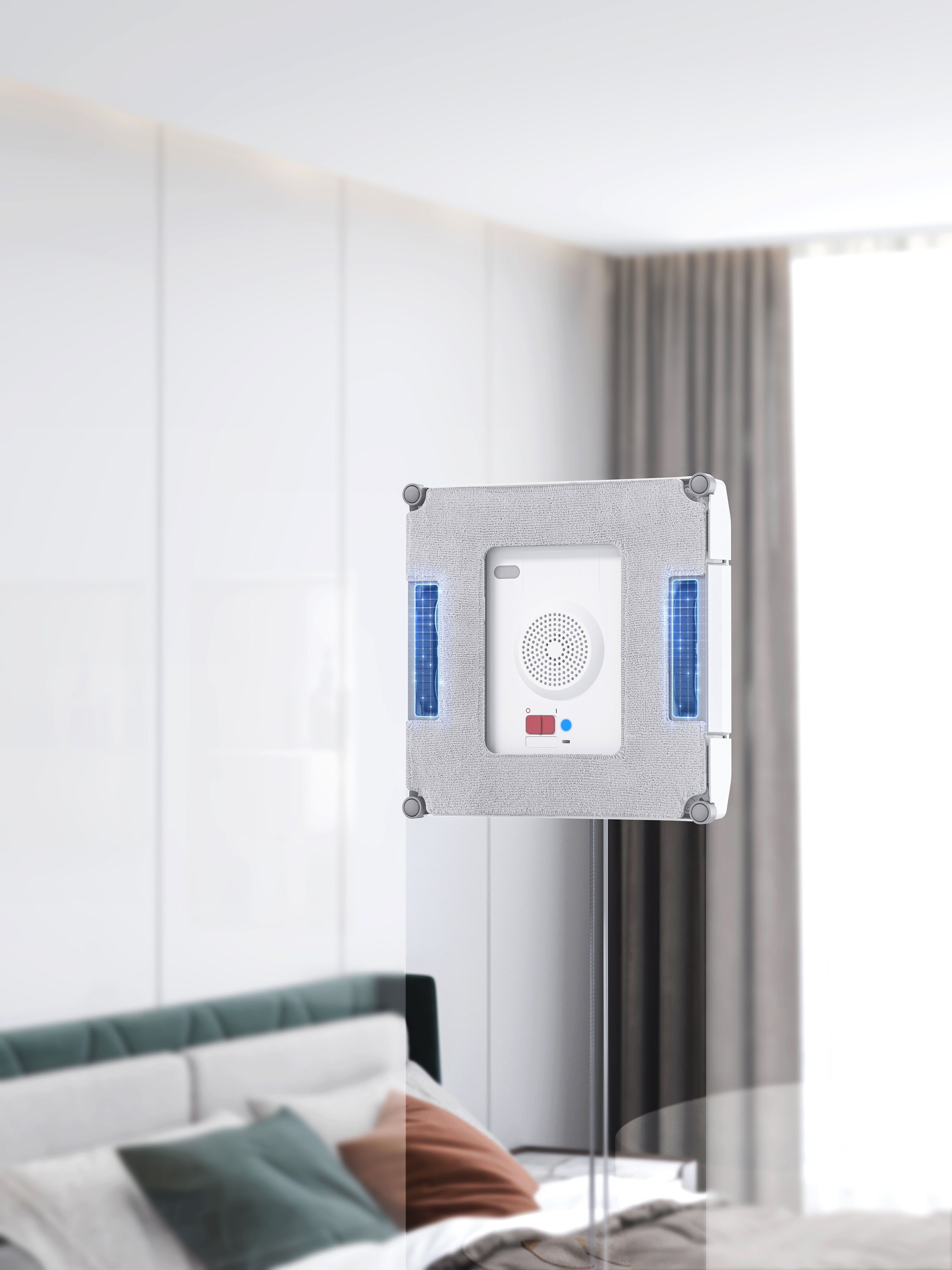 ECOVACS Fensterputzroboter WINBOT W1 PRO, mit 60ml Wassertank und Sprühfunktion, Außen- und Innenfenster