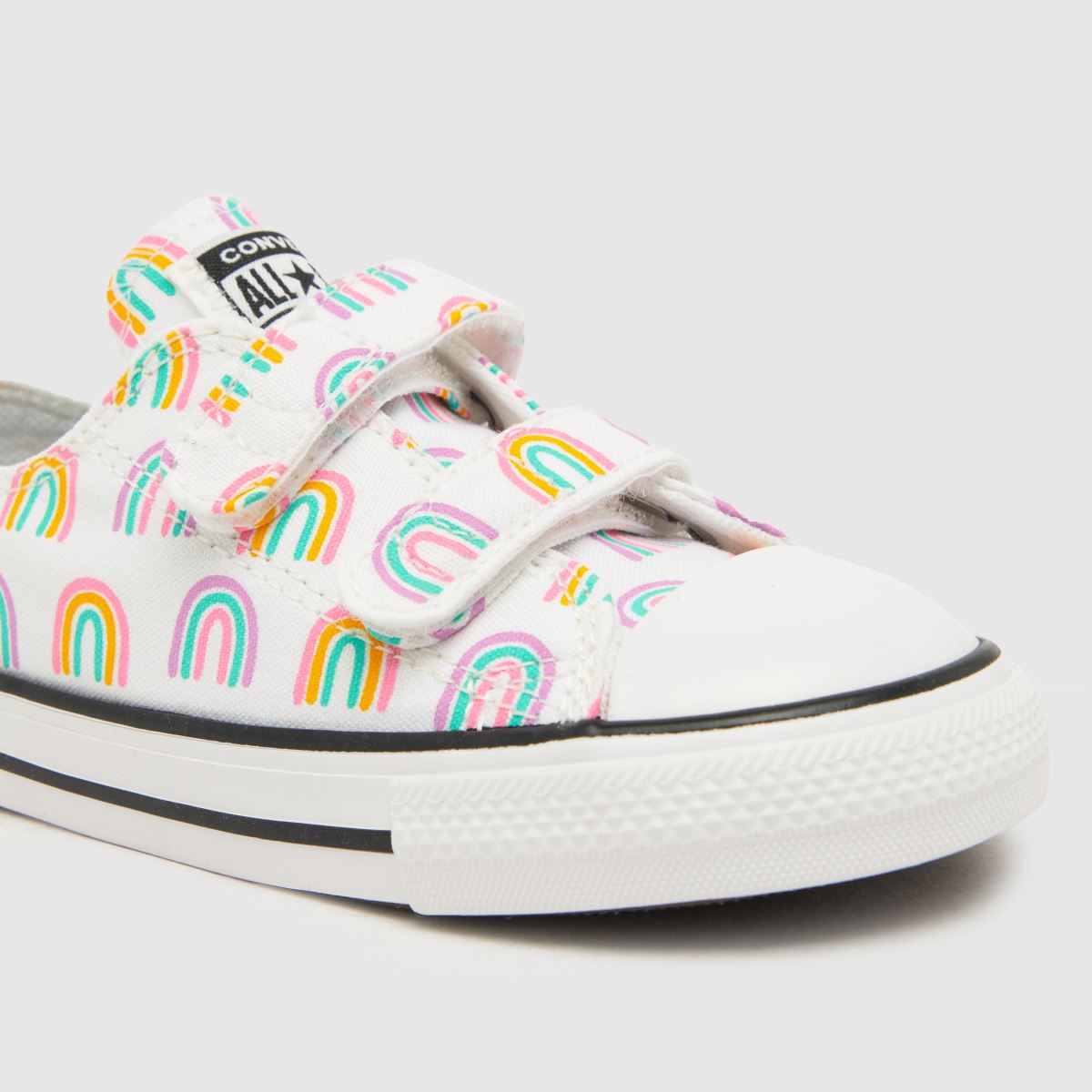 Converse vita All Star Lo 2v flickor småbarnsskor