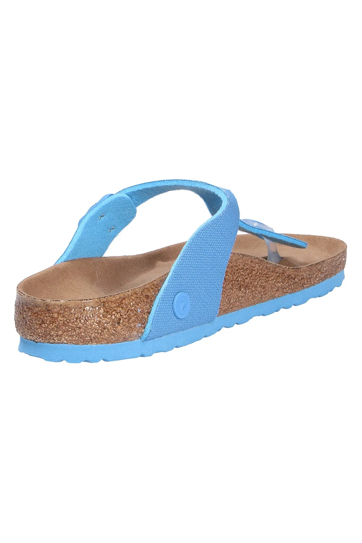 Birkenstock  Pantolette - Blau - Flacher Absatz