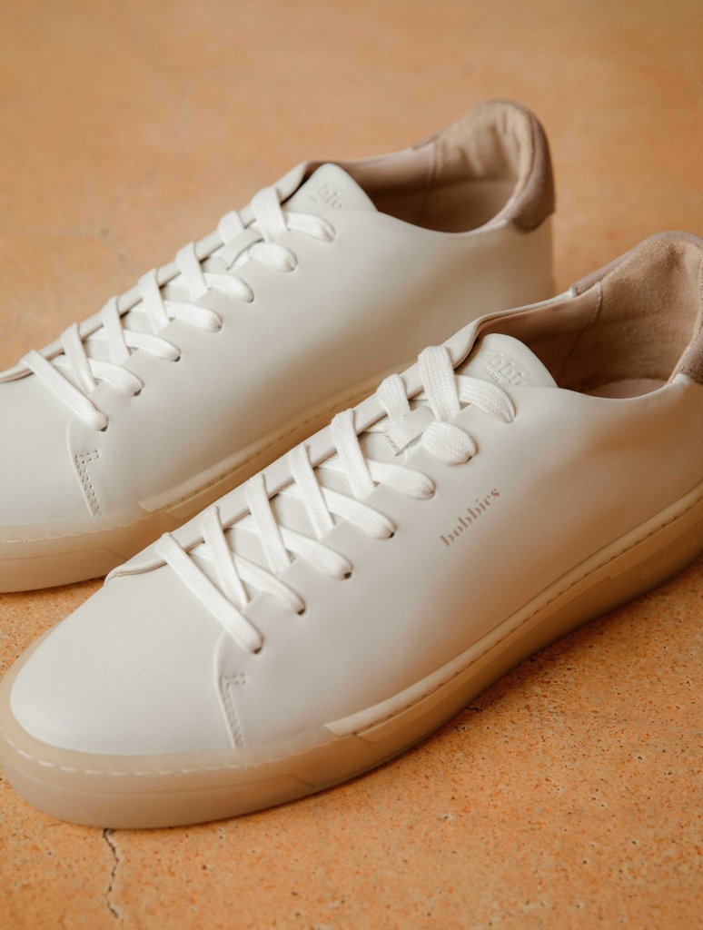 Shaun - Blanc Cassé & Taupe Lin