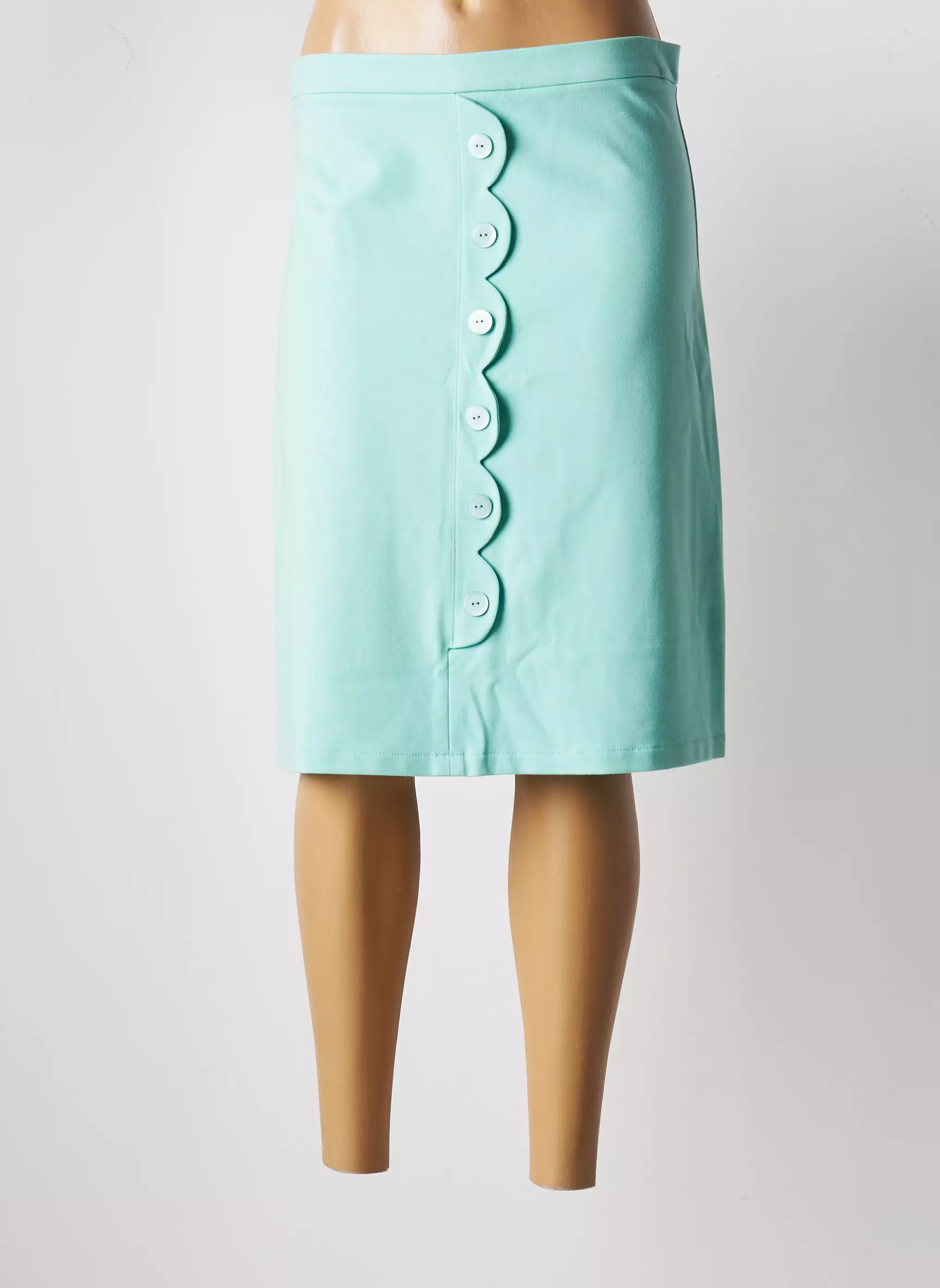 Margot Jupes Mi Longues Femme couleur bleu