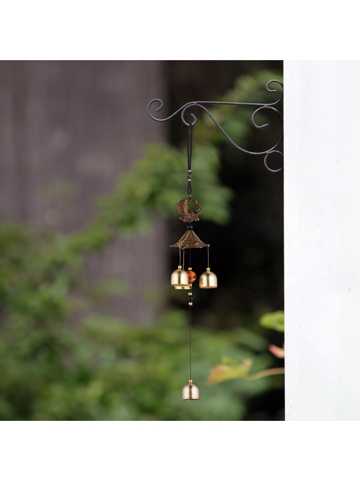 relaxdays 2 x Windspiel in Gold/ Schwarz günstig kaufen onesize