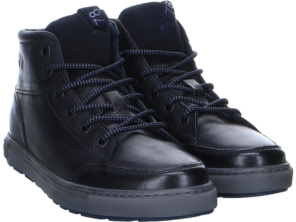 BUGATTI Schnür-Stiefeletten blau Huberto
