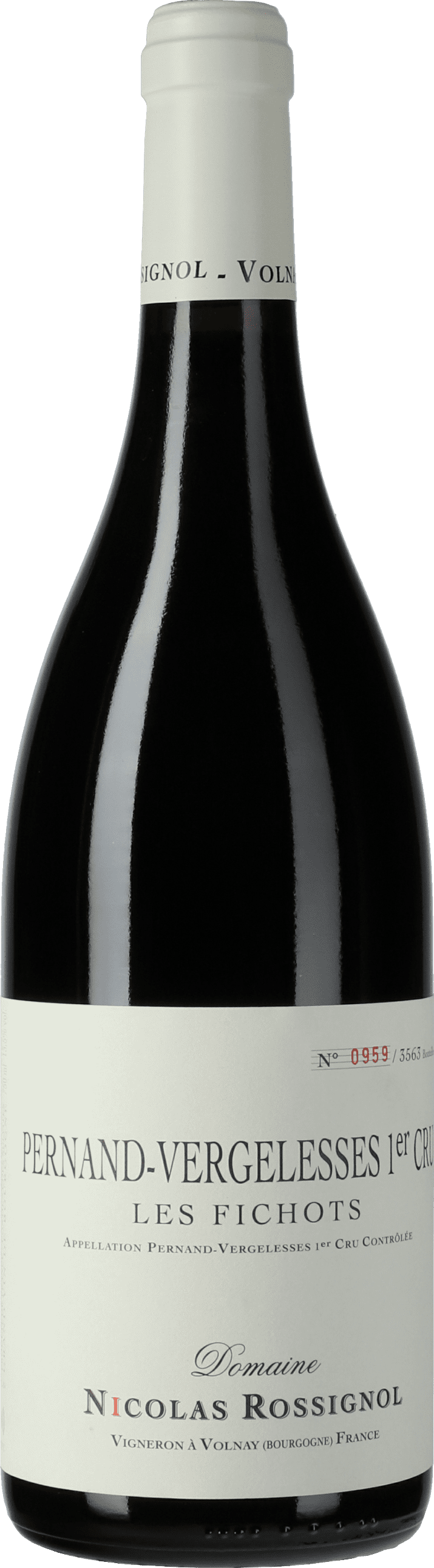 Domaine Nicolas Rossignol: Pernand Vergelesses Premier Cru Fichots 2019