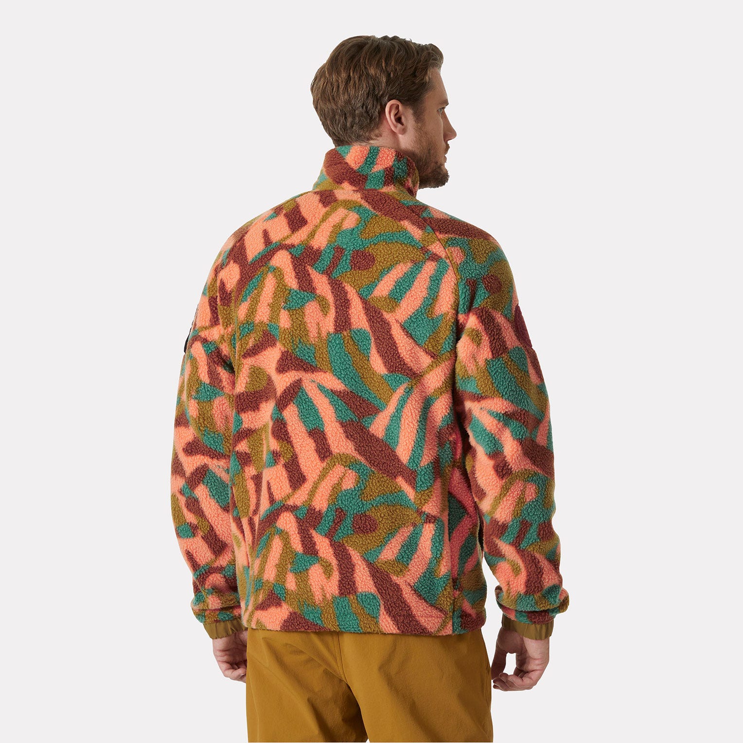 Men's Panorama Printed Pile Snap
