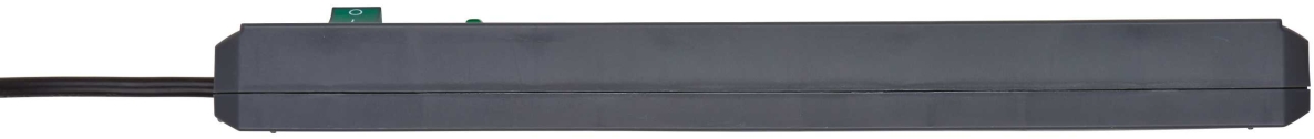 Brennenstuhl 1159540366 Secure-Tec prelungitor cu protecție la supratensiune 19.500A, 6 prize, antracit, 2m H05VV-F 3G1.5
