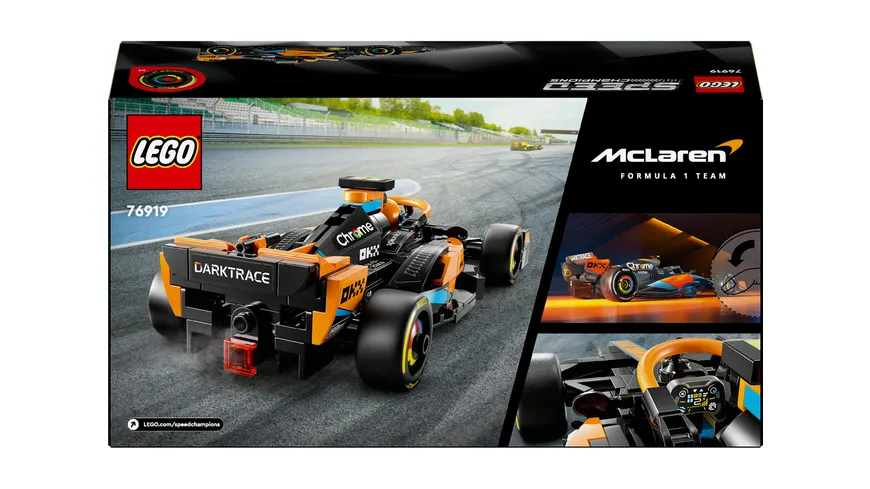 LEGO 76919 ǀ Speed Champions McLaren Formel-1 Rennwagen 2023, Spielset