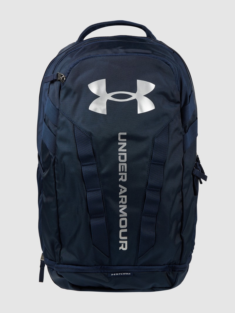 Rucksack mit Logo Modell 'Hustle 5.0' in marineblau
