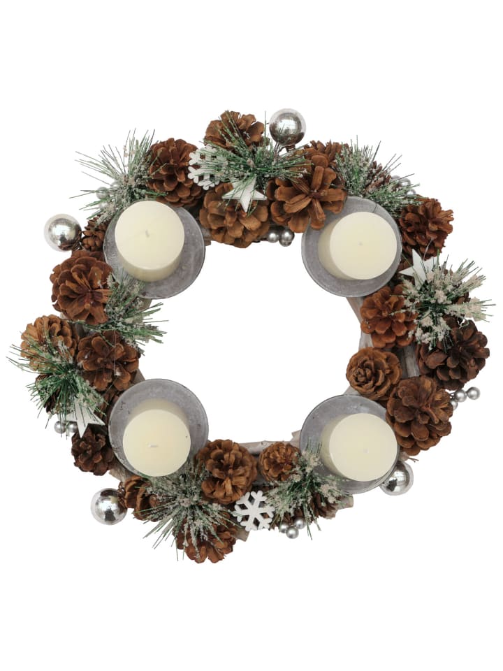 MCW Adventskranz M15, Mit Kerzen günstig kaufen onesize