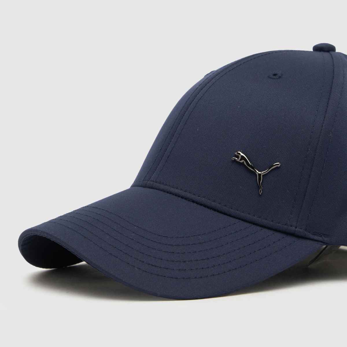 PUMA marinblå metallkeps för barn med kattmotiv