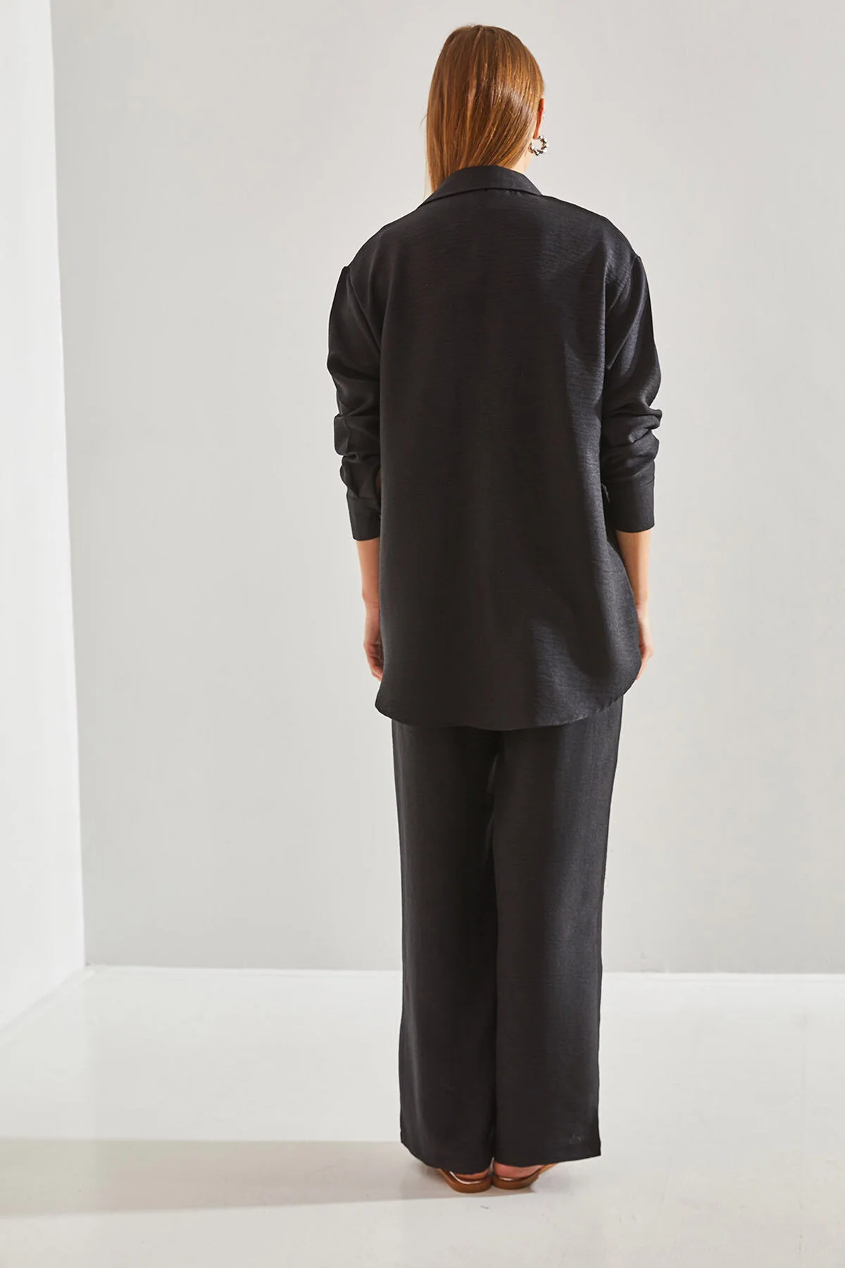 Bianco Lucci  Damen-Set aus Hose und Oberteil mit elastischem Bund