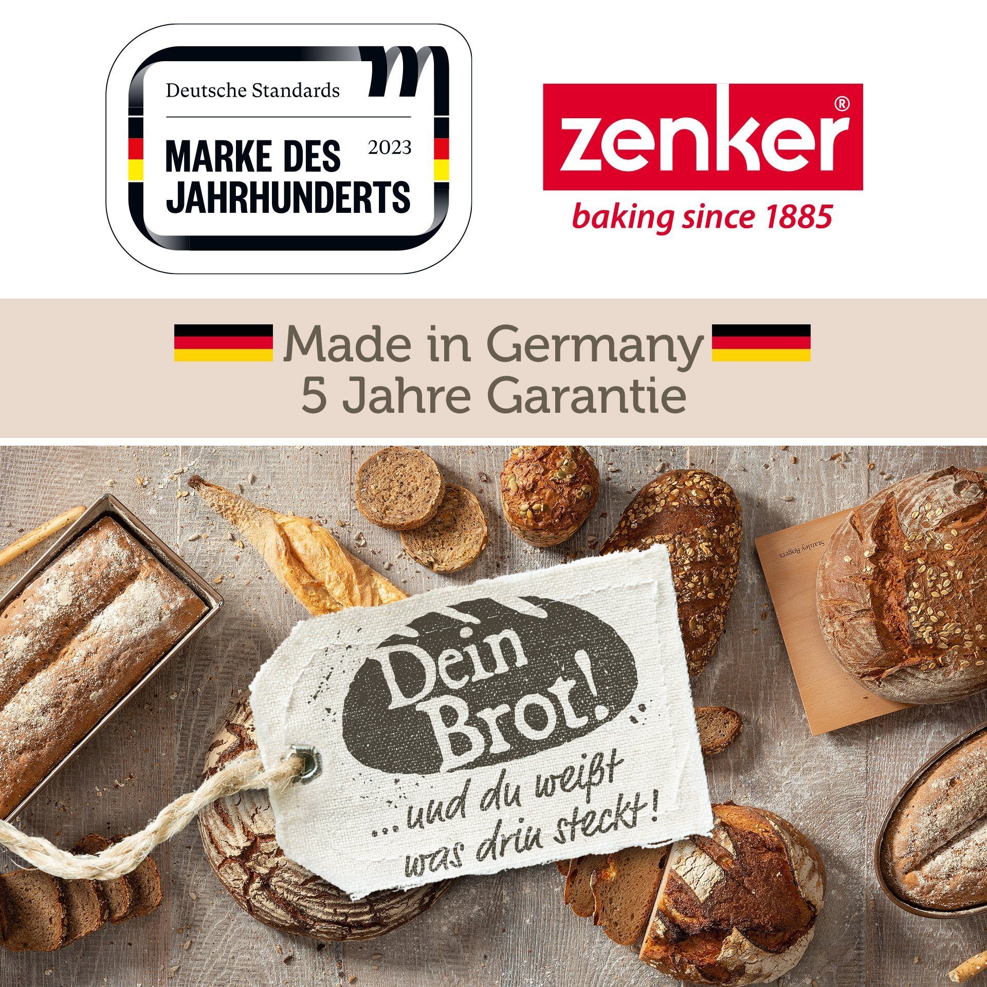 Zenker Brotbackform Black Metallic
